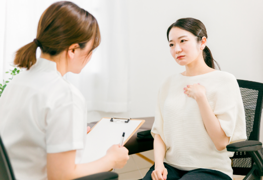 医師と患者の相談